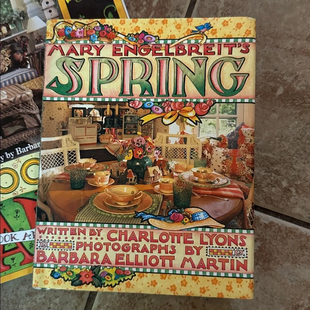 Mary Engelbreit Outdoor Companion & Spring Vintage Garden Craft Books Lot